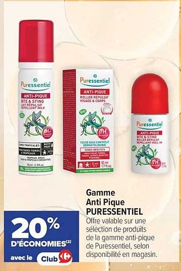 Gamme Anti Pique PURESSENTIEL