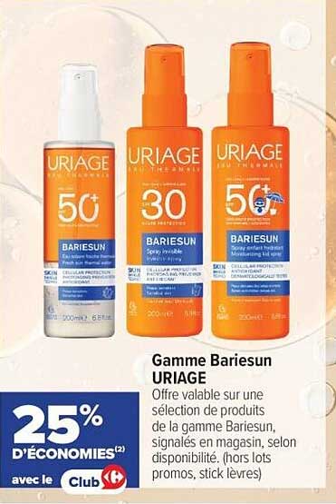 Gamme Bariésun Uriage