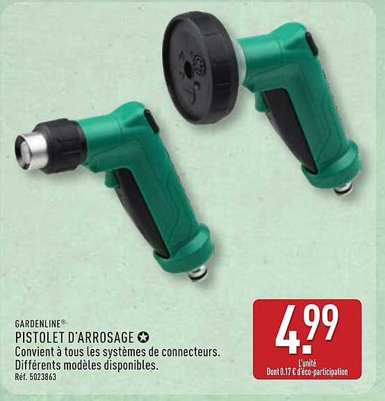 GARDENLINE PISTOLET D'ARROSAGE