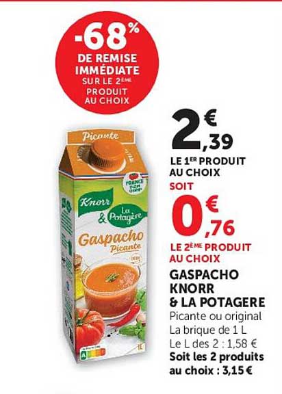 Gaspacho Knorr & La Potagere