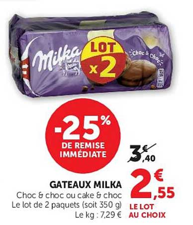 GATEAUX MILKA