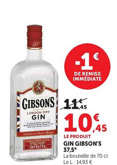 GIBSON’S LONDON DRY GIN