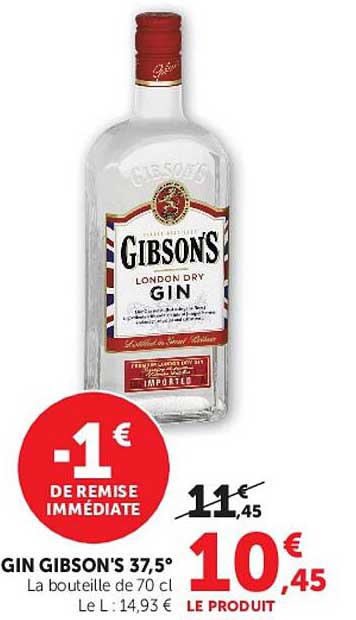 GIBSON'S LONDON GIN