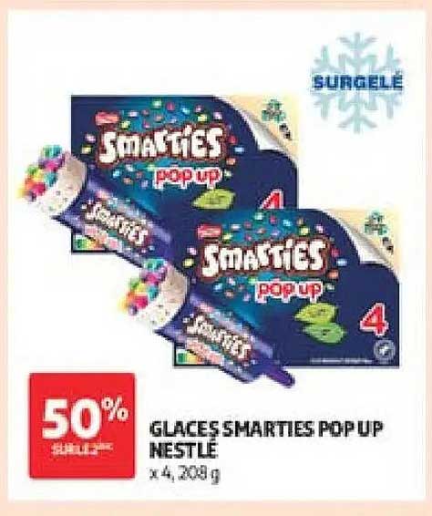 Glaces Smarties Pop Up Nestlé