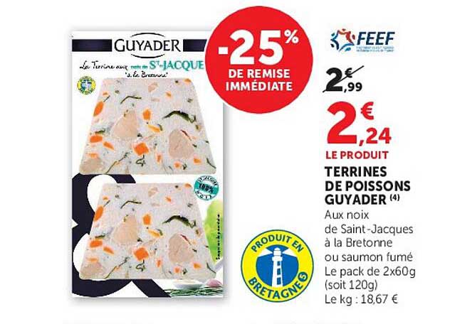 GUYADER TERRINES DE POISSONS