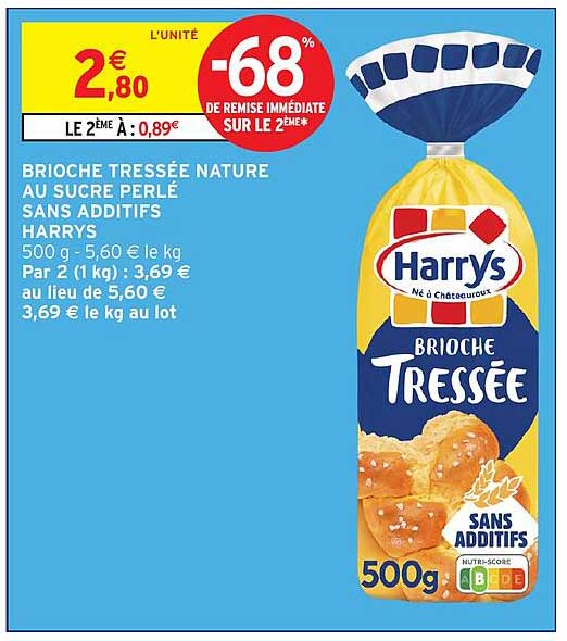 Harrys Brioche Tressée