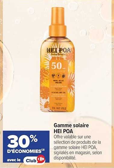 HEI POA Gamme solaire