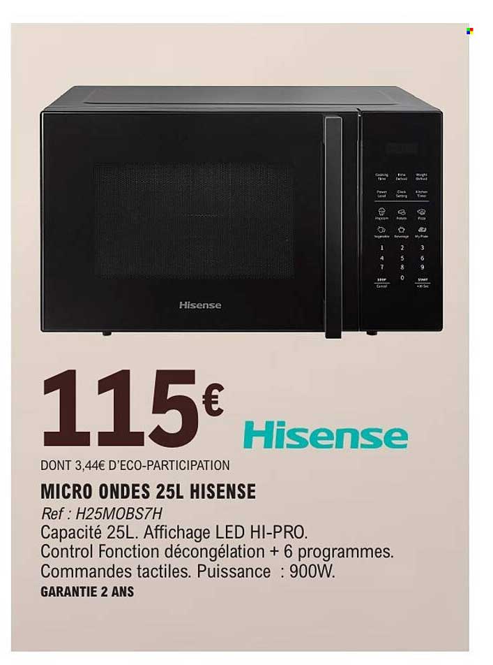 Hisense Micro ondes 25L