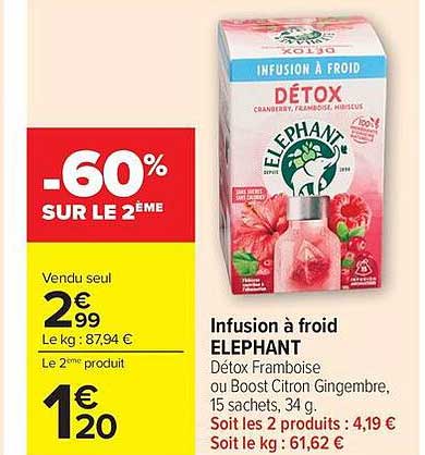 Infusion à froid ELEPHANT