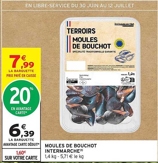 Intermarché Terroirs Moules de Bouchot