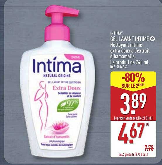 Intima Gel Lavant Intime