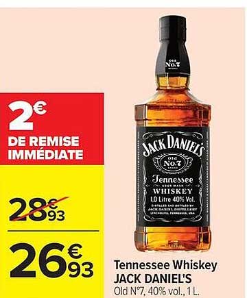 JACK DANIEL'S Tennessee Whiskey