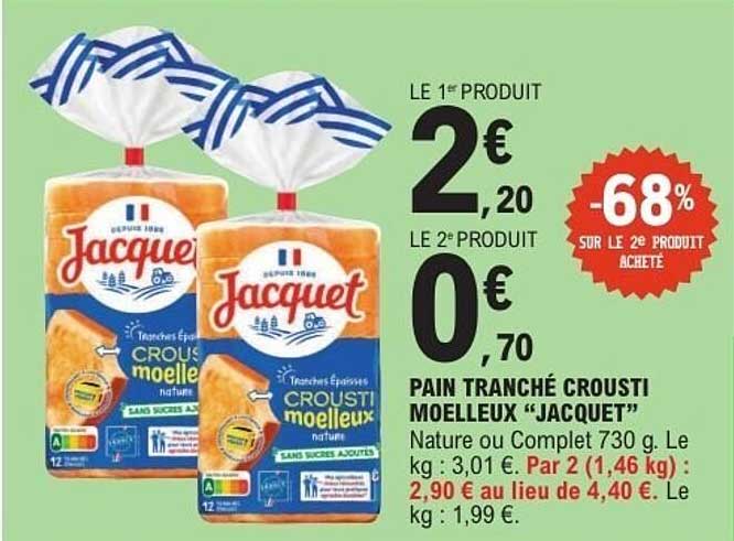 Jacquet Crousti moelleux