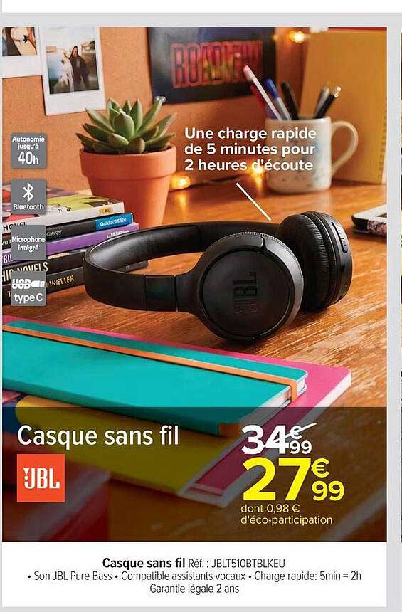 JBL Casque sans fil