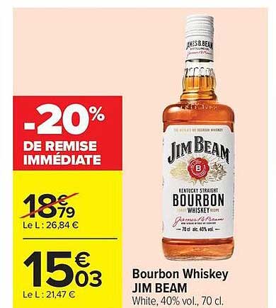 Jim Beam Bourbon Whiskey