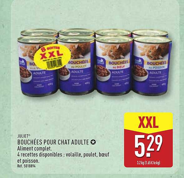 JULIET BOUCHÉES POUR CHAT ADULTE