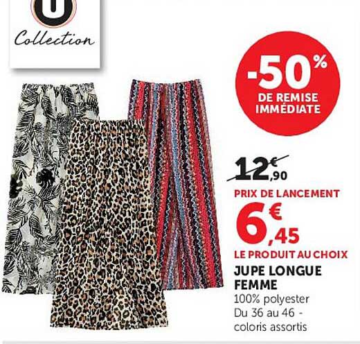 JUPE LONGUE FEMME