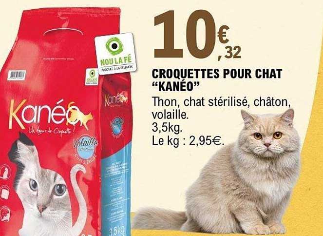 Kanéo Croquettes pour chat