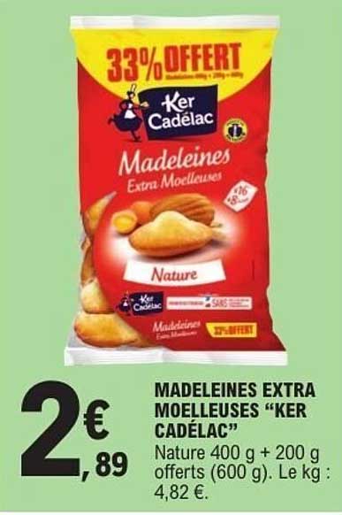 Ker Cadélac Madeleines