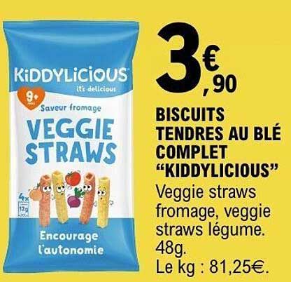 KiDDYLiCIOUS Veggie Straws