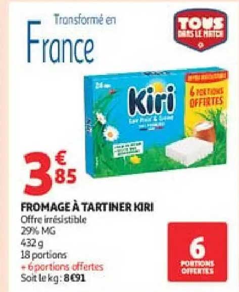 Kiri Fromage à Tartiner