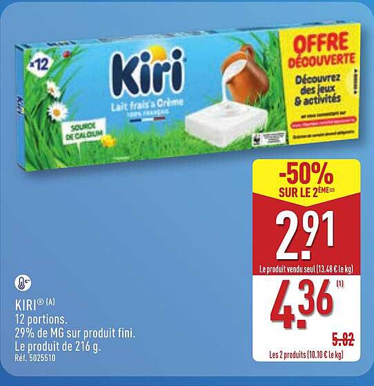 Kiri Lait frais à Crème