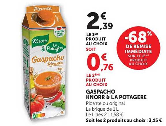 Knorr & La Potagere Gazpacho Pistante