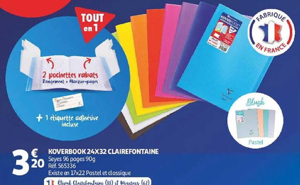 KOVERBOOK 24X32 CLAIREFONTAINE