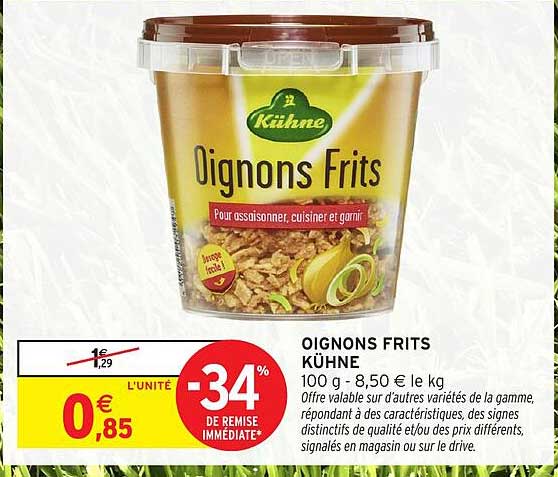 Kühne Oignons Frits