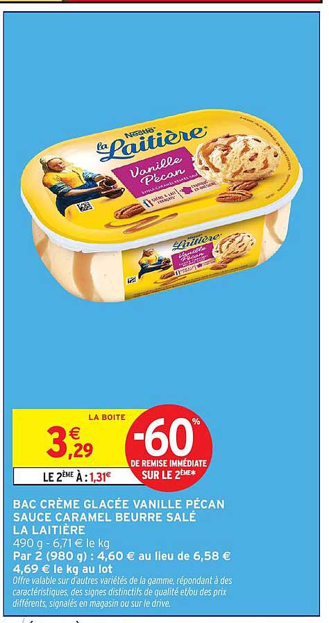 La Laitière Vanille Pecan