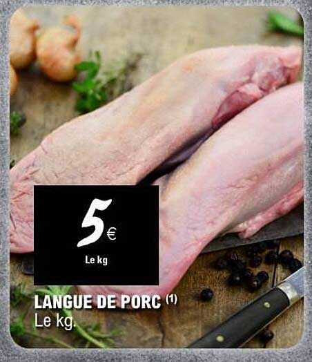 LANGUE DE PORC