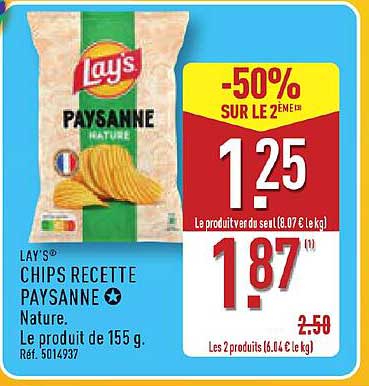 Lay's Chips Recette Paysanne