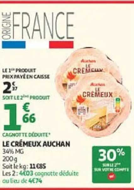 Le Crémeux Auchan