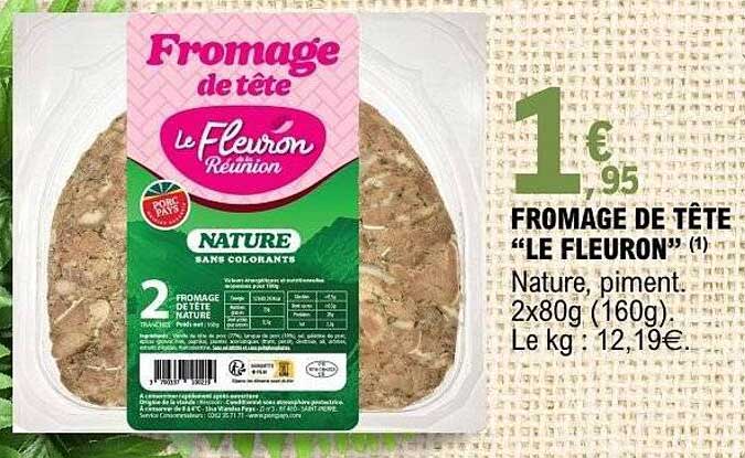 Le Fleuron Réunion Fromage de tête