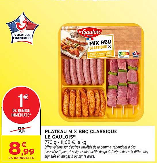 Le Gaulois Mix BBQ classique