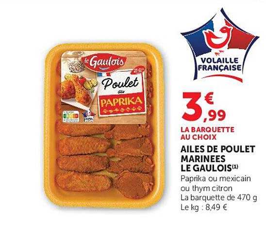 Le Gaulois Poulet paprika
