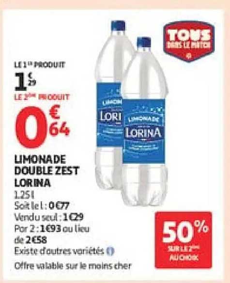 LIMONADE DOUBLE ZEST LORINA