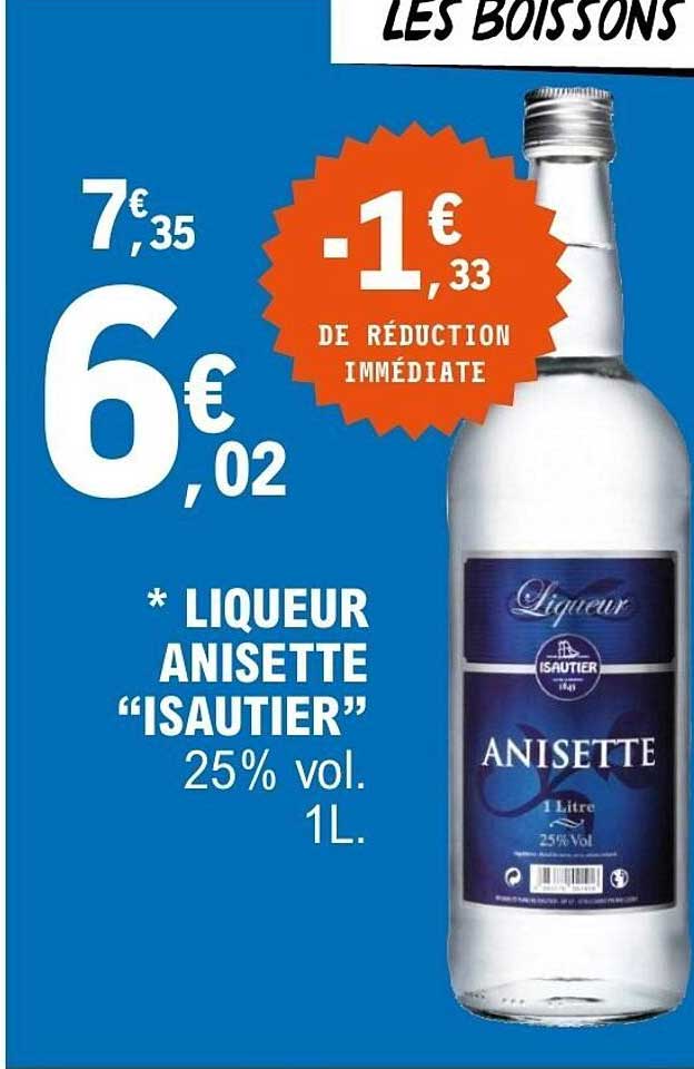 LIQUEUR ANISETTE ISAUTIER