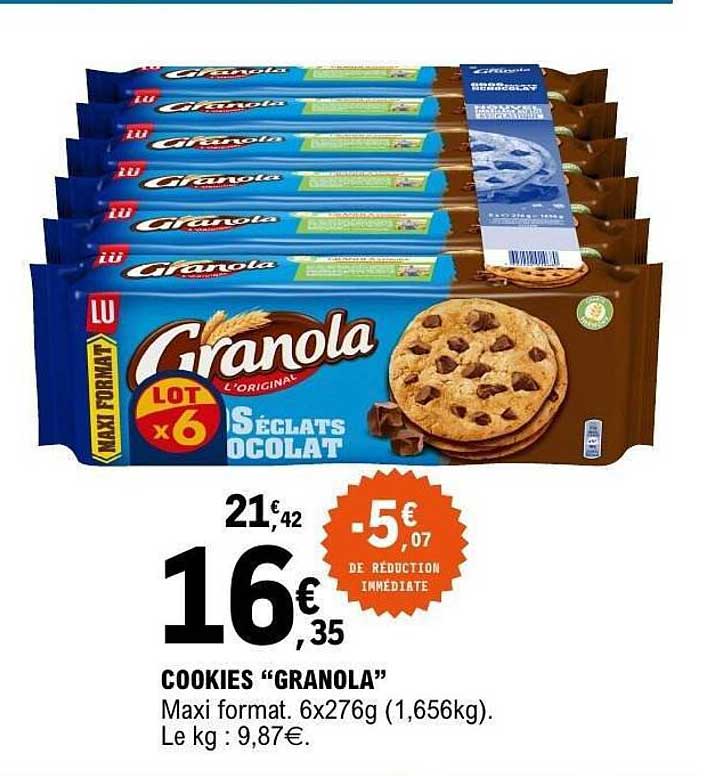 LU Granola Séclats chocolat
