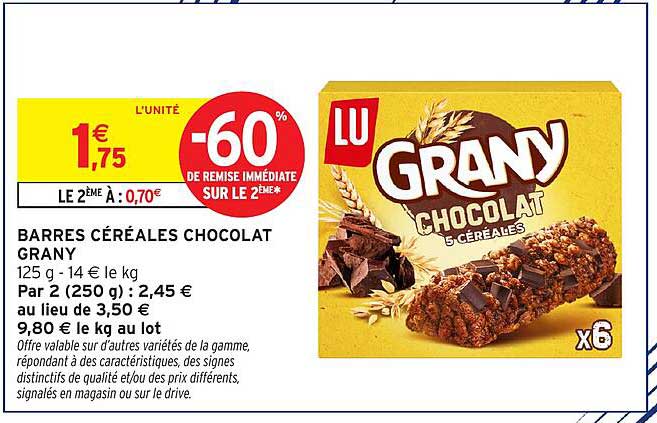 LU GRANY CHOCOLAT