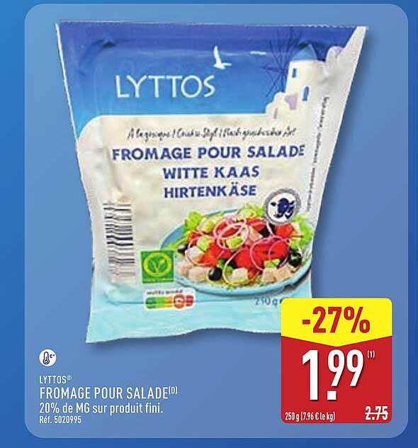 LYTTOS FROMAGE POUR SALADE