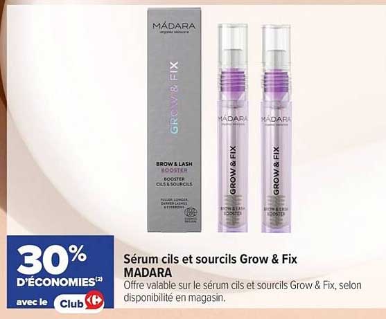 MADARA Sérum cils et sourcils Grow & Fix