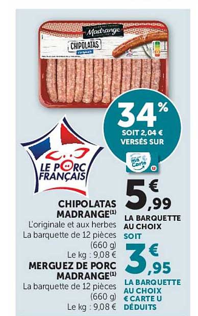 Madrange Chipolatas