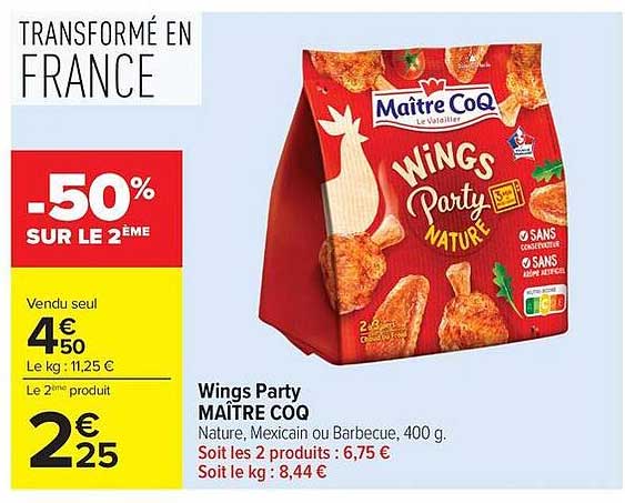 Maître CoQ Wings Party