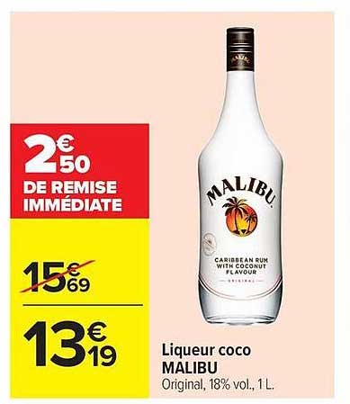 Malibu Liqueur coco