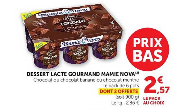 Mamie Nova Dessert Lacté Gourmand