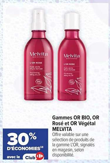 Melvita L'OR ROSÉ