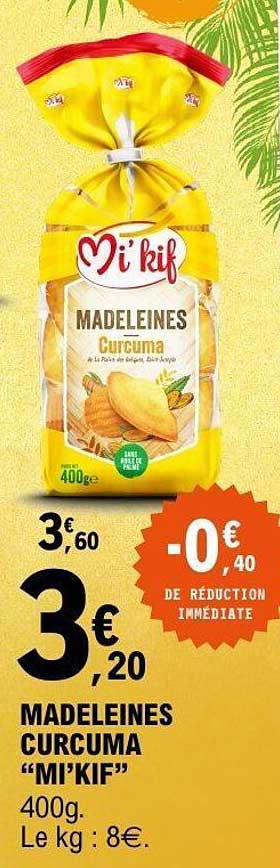 Mi'kif Madeleines Curcuma