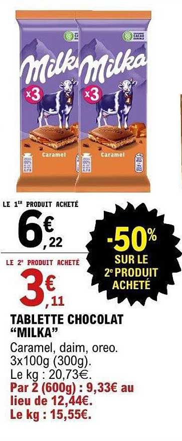 Milka Tablette chocolat