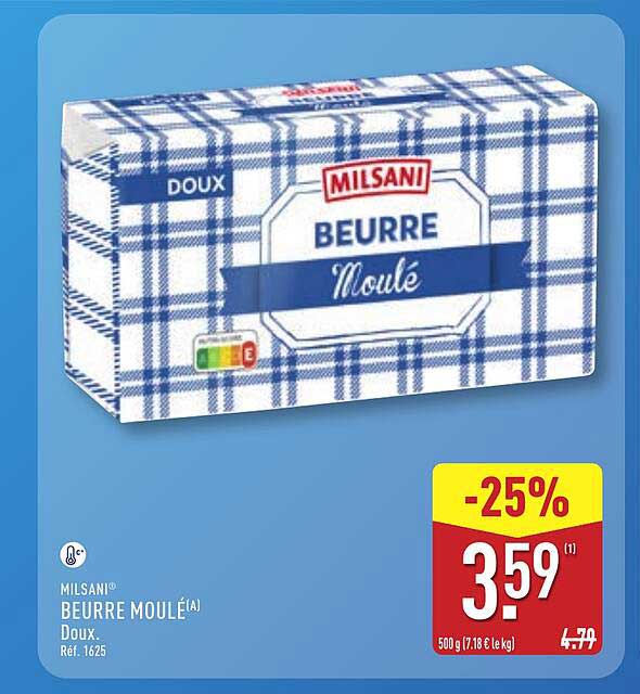 Milsani Beurre Moulé